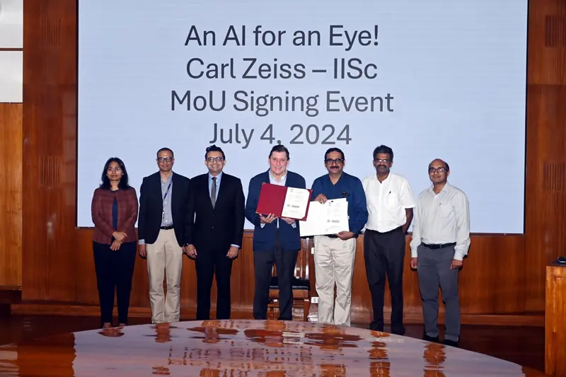 We have an MoU with Carl Zeiss to set up a lab on AI for Eye Care at IISc.