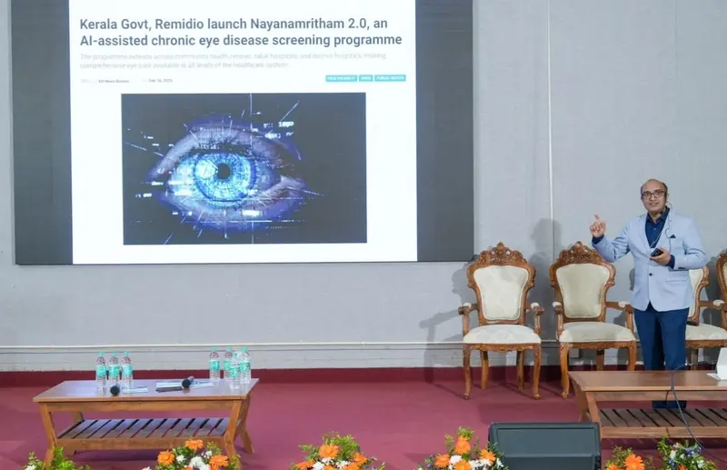 Prof. Chandra Sekhar Seelamantula, “An AI for an Eye,” International Conference on Artificial Intelligence for Healthcare (AIHC) 2025, National Institute of Technology (NIT) Calicut, Kerala